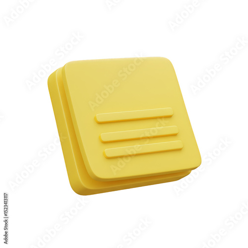 Yellow Memo Note Illustrati...