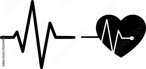 love heartbeat graph silhouette,heartbeat graph silhouette vector art
