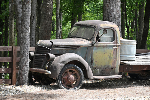 Old Truck by the Fence
