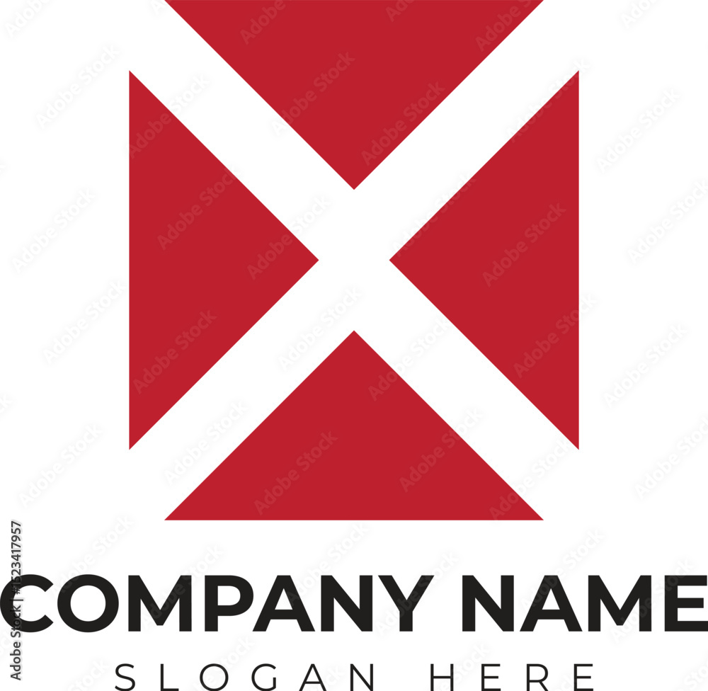 Obraz premium Logo X