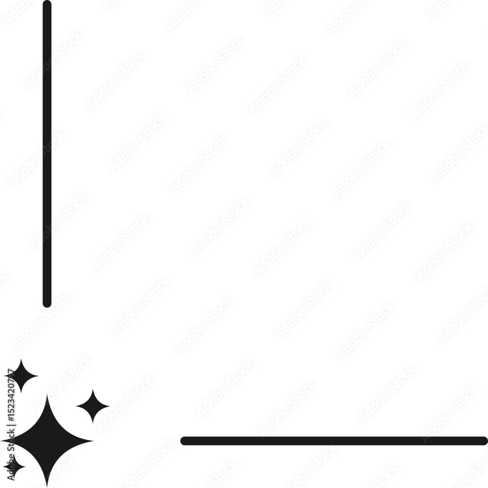 Obraz premium Sparkle Corner