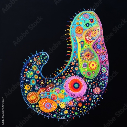 A microorganism: microscopic entity, unicellular germ, tiny life, invisible cell, single organism, minute pathogen, biological form, microbial being, small creature, living unit.