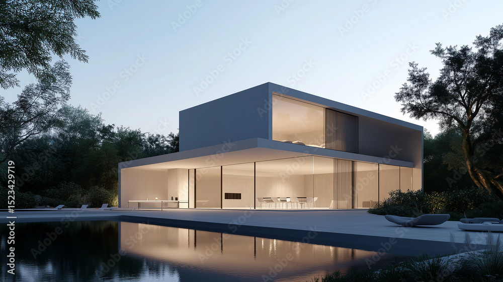 Fototapeta premium house in winter