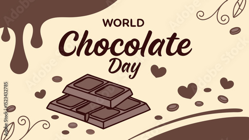 World Chocolate Day Celebration Illustration