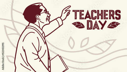 Happy Teacher’s Day Illustration