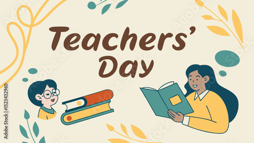 Happy Teacher’s Day Illustration