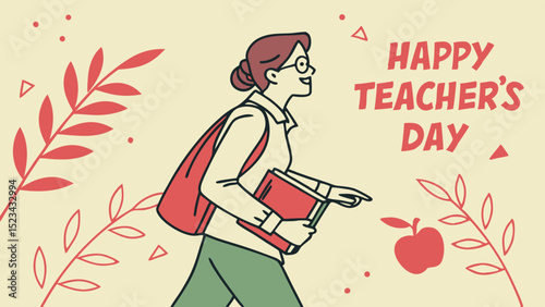 Happy Teacher’s Day Illustration