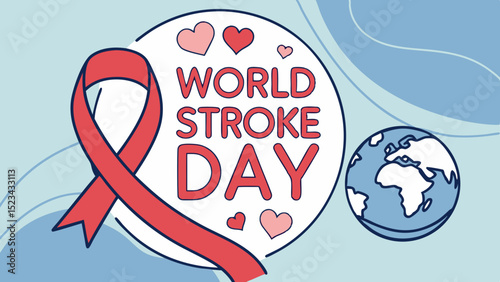World Stroke Day Awareness Poster