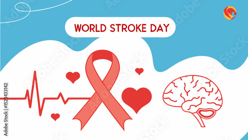 World Stroke Day Awareness Poster