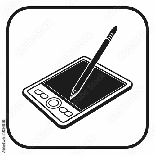Graphic tablet stylus pen digital drawing art design technology