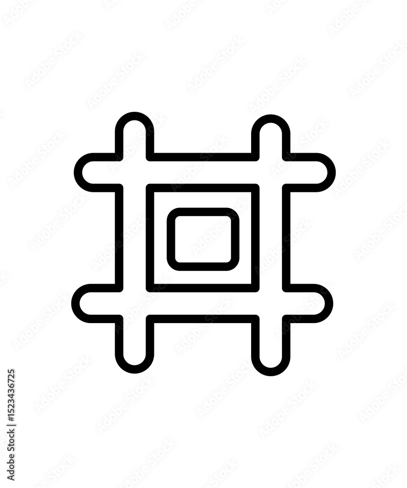 Obraz premium NUMBER ICON