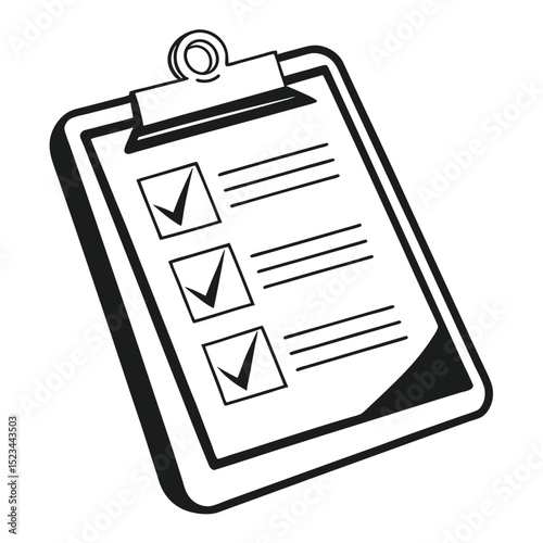Checklist clipboard document task management planning to do list