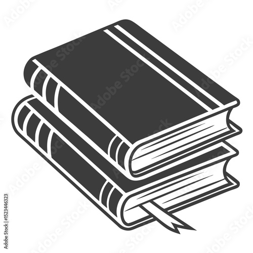 Stack of books classic design education reading knowledge literature