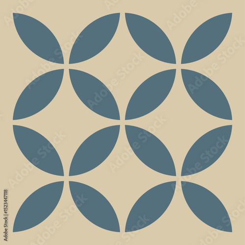Vintage Floral and Geometric Tile Pattern Set – Mediterranean Style Vector