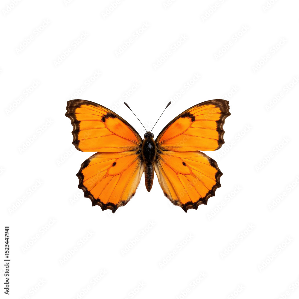 Vibrant orange swallowtail butterfly with black accents, detailed, isolated, high-resolution, natural beauty.. Vibrant orange swallowtail butterfly with black accents, detailed, isolated, high-resolution, natural beauty..