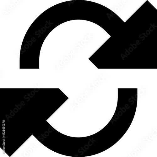 Counter-Clockwise Refresh or Loop Icon