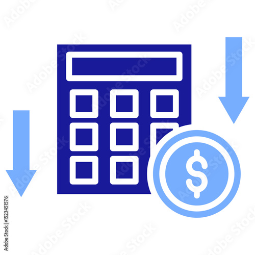 Cost Reduction Icon