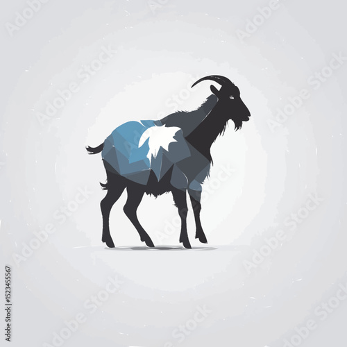 black goat vector