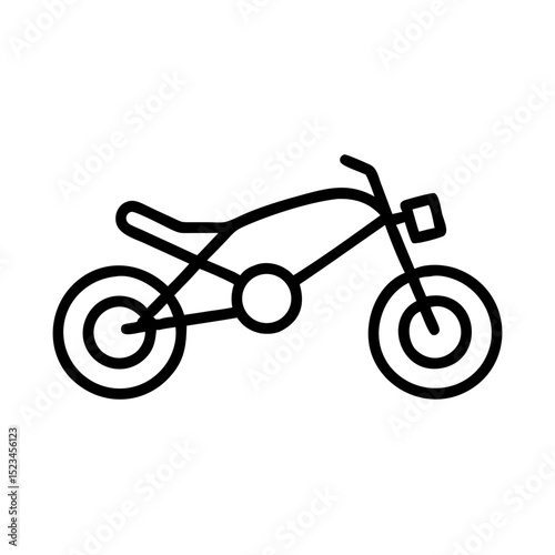 Bike Icon – Minimal SVG Vector Illustration

