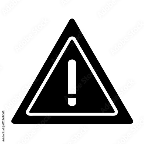 Danger Warning Hazard Sign – Attention Vector Icon

