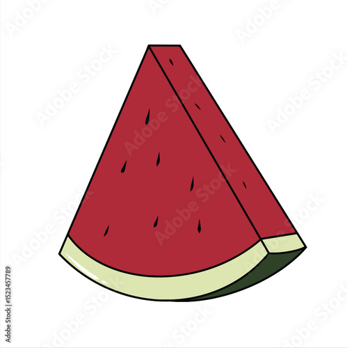 watermelon vector illustration