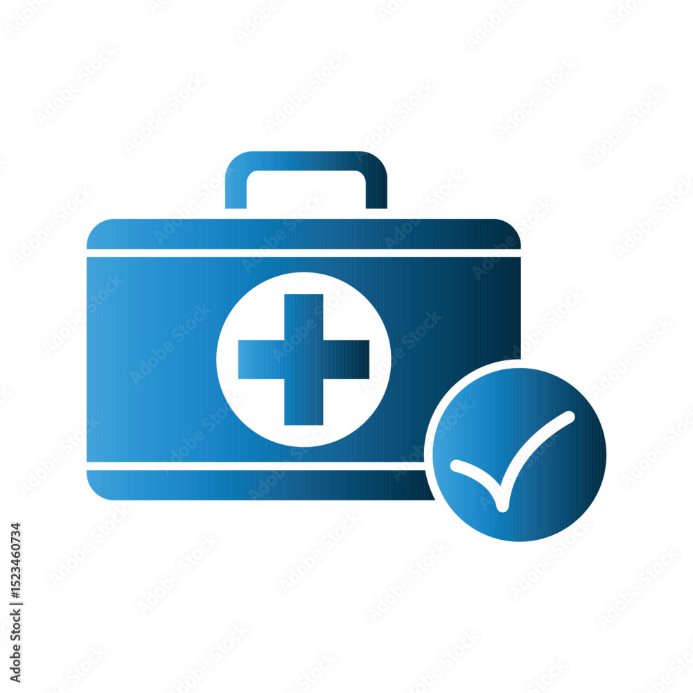 Obraz premium First Aid icon design template