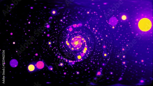 abstract purple background with particles