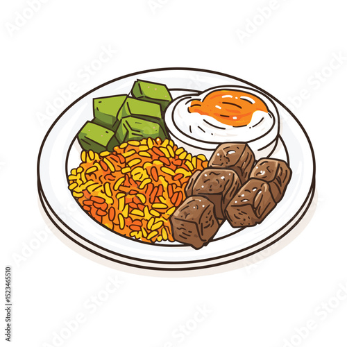 Delicious food plate meal dish cuisine lunch