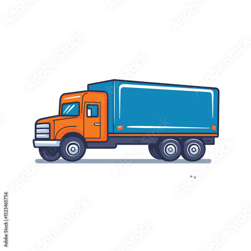 Delivery truck transport freight shipment vehicle auto