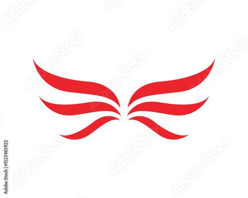 Vector - Vector sign abstract bird in flight
