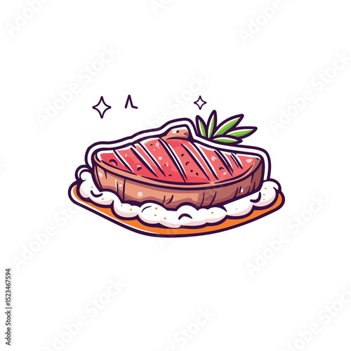 Grilled steak food dish tasty meat