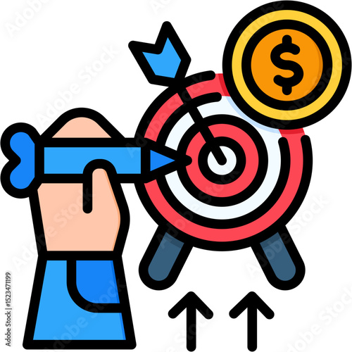 Goal Setting Icon