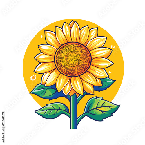 Sunflower bloom, yellow flower, nature, summer, bright
