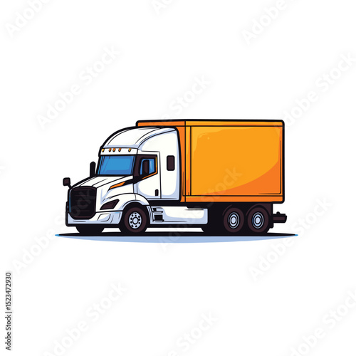 Truck box transportation vehicle automotive road haulage