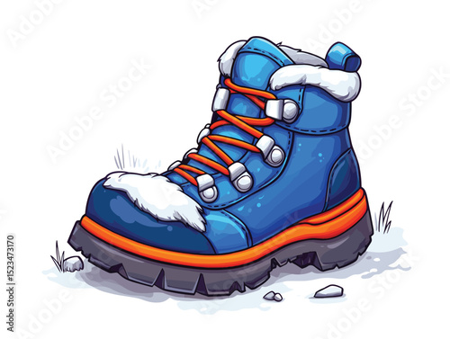 Winter boot footwear snow hiking outdoors style