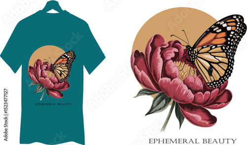 Ephemeral Beauty, Uncommon T-Shirt Design.eps