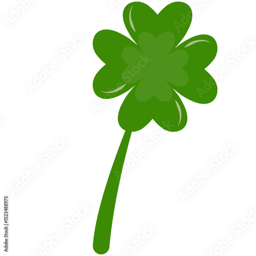 Saint Patrick Decoration. Happy St Patrick's Day Vector Illustration on 17 March with Golden Coins, Green Hat, Beer Pub and Shamrock in Flat Cartoon.
