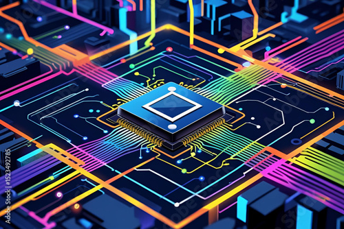 circuit board background