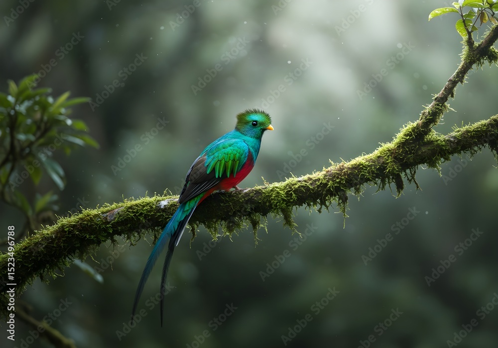 Obraz premium green winged macaw