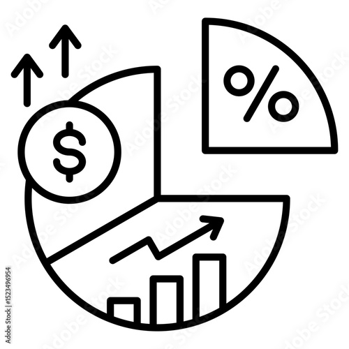 Gross Profit Outline Icon