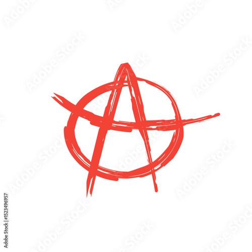 brush stroke symbol anarchist sign
