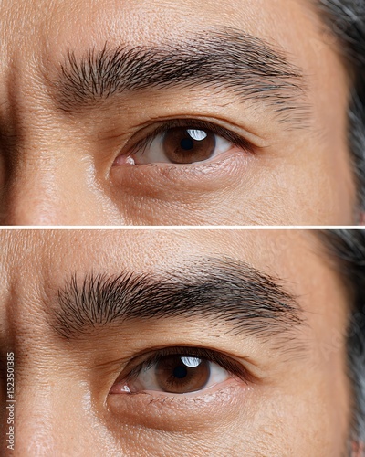 From messy and shapeless eyebrows to clean, naturally shaped eyebrows that are suitable for waxing or plucking.