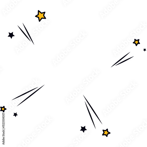 Comic Effect Shapes. Set of comic effect shape with pop art style. Comic speech bubbles halftone dot background. Comic surprise, attention and inspiration effect.
