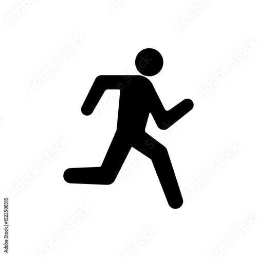 人が走っているアイコン