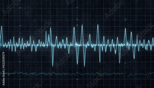 Brain wave on electroencephalogram EEG for epilepsy