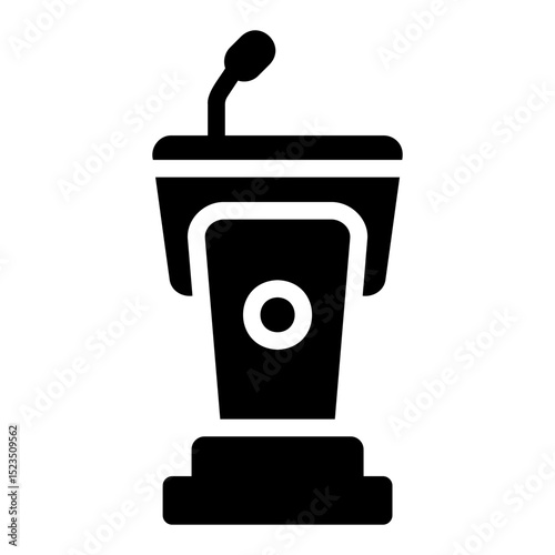 podium Solid icon