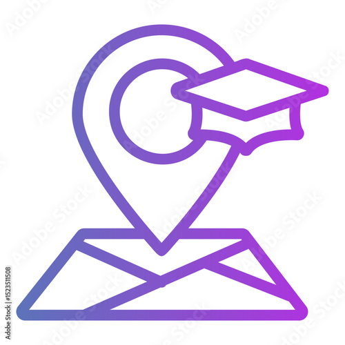 university Gradient icon