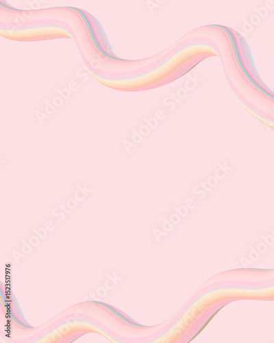 abstract pink background with pink fluffy line for wallpaper background or template greeting card 