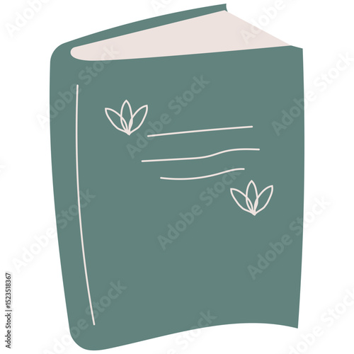 Book Novel Illustration. Cute colorful book collection. Set of different stacks and piles of books, open and closed books. Educational theme, scientific and fiction literature.