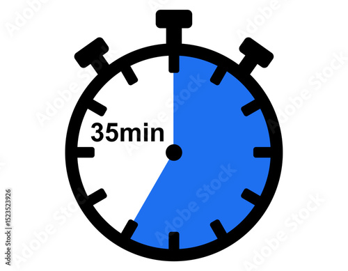 riginal name(s): timer set clock watch vector design for any design template 35 minutes